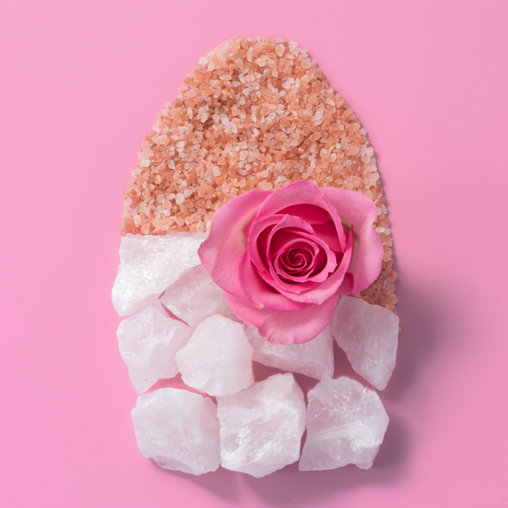 ogx - Rose Water & Pink Sea Salt Scrub & Wash