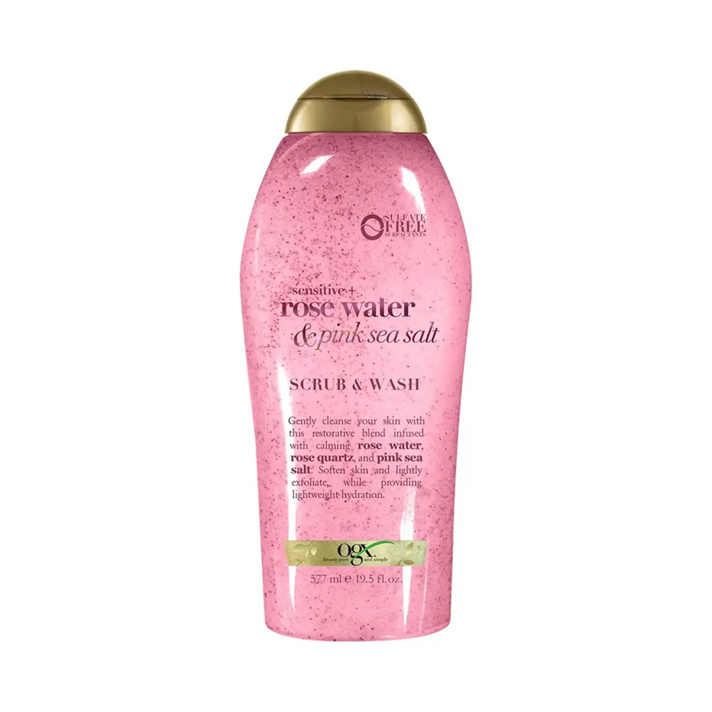 ogx - Rose Water & Pink Sea Salt Scrub & Wash